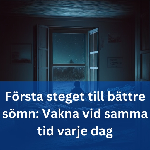 Första steget till bättre sömn: Vakna vid samma tid varje dag