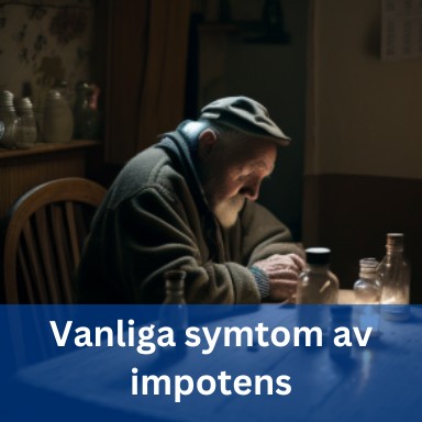 Vanliga symtom av impotens eller erektil dysfunktion