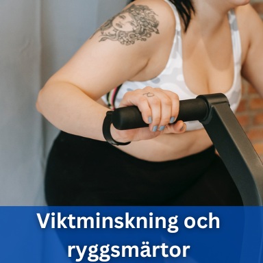 Viktminskning och ryggsmärtor