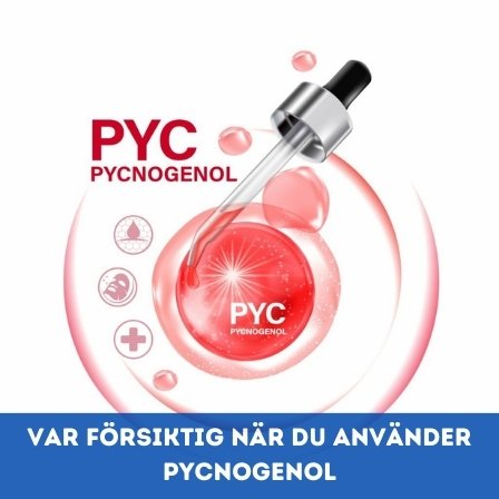 var försiktig när du använder pycnogenol