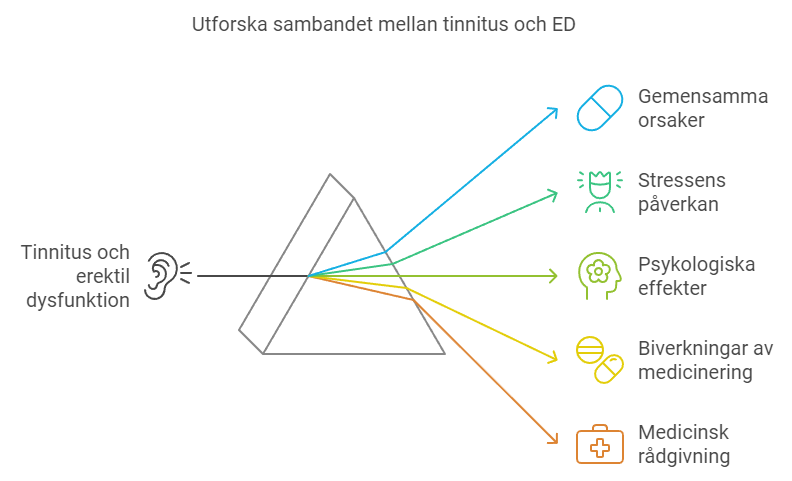 koppling mellan tinnitus och erektil dysfunktion